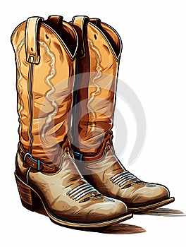 Pair Of Cowboy Boots