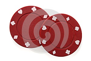 Pair of gambling chips