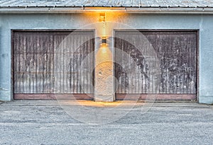 Pair of Garage Doors