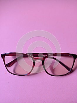 a pair of glasses for people with visual impairments photo