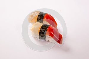 Pair of Hokigai (Surf Clam) Sushi