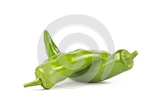 Pair of Jalapenos (Green Chilies) photo