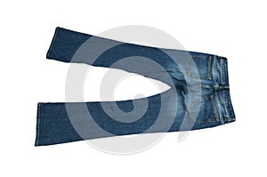 Pair of jeans isolated