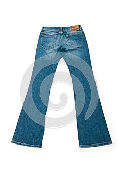 Pair of jeans isolated