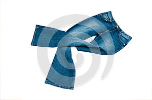 Pair of jeans isolated