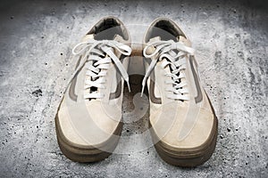 Pair of men`s sports shoes