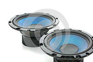 Pair of mighty audio speakers