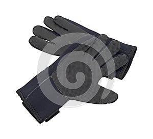 Pair of neoprene gloves photo