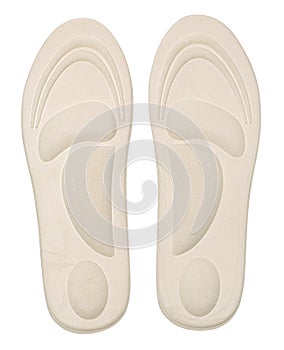 A pair of orthopedic insoles