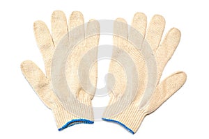 Pair of protective gloves