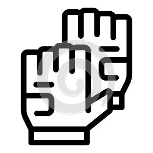 Pair of protective gloves offering safety and security