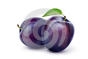 Pair of purple Plums