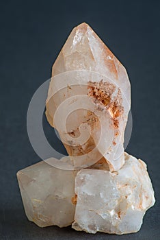 A Pair of Rough Quartz Crystals photo