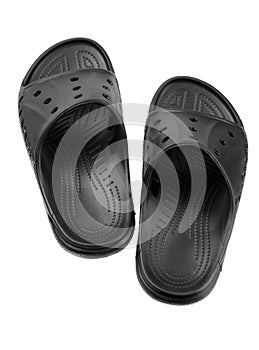 Pair of rubber slippers