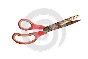 Pair of rusty old scissors