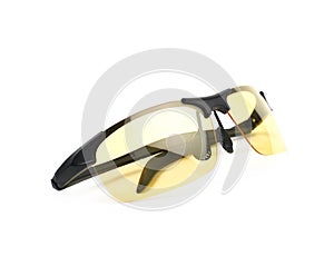 Pair of shade glasses isolated