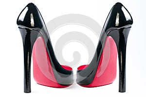 Pair of shoe high heel shoe