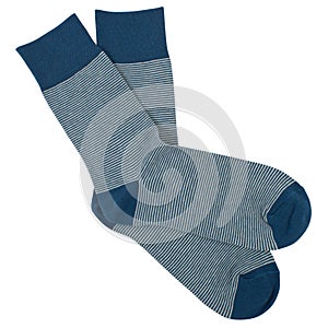 Pair of socks. Isolated on white background