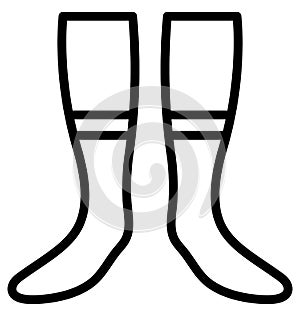 pair of socks, underwear Vector that can be easily modified or edit