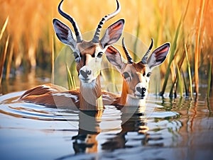 Pair of springbuck