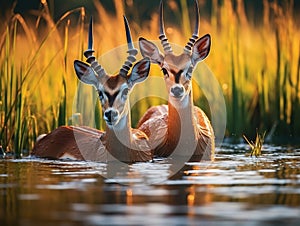 Pair of springbuck
