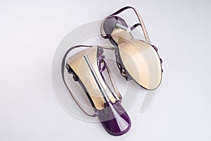 Pair of sandals stiletto heel