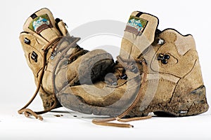 Pair of trekking boots