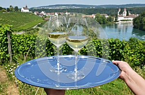 Pair of wineglasses