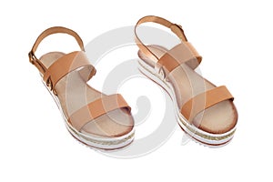 Pair of woman sandals