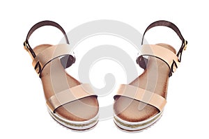 Pair of woman sandals