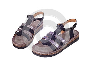 Pair of woman sandals