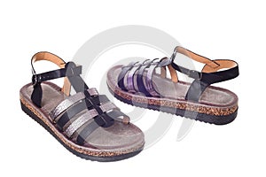 Pair of woman sandals