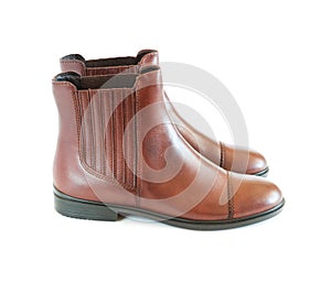 Pair women's leather boots