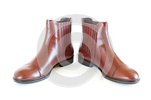 Pair women's leather boots