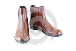 Pair women`s leather boots