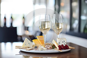 pairing cheese selection with different wines