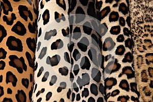 pairs of different animal prints converging