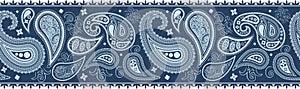 Paisley border decoration