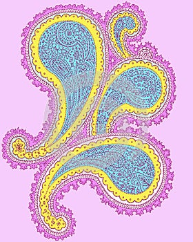 Paisley Design Element