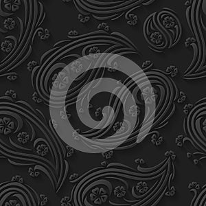 Paisley seamless background