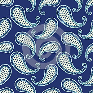 Paisley seamless background