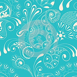 Paisley seamless pattern