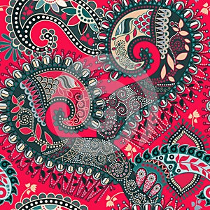 Paisley seamless pattern