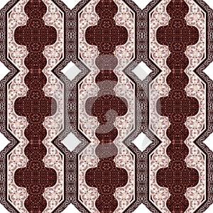 Paisley seamless retro cloth pattern.