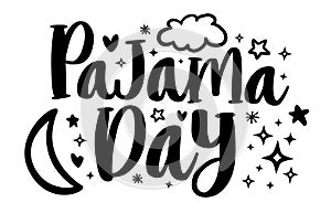 Pajama day. Vector illustration.