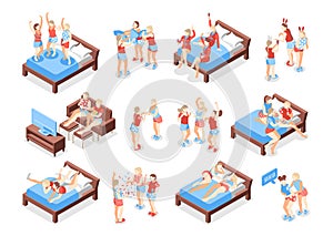 Pajama Party Icon Set