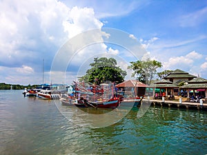 Pakbara pier in Satun