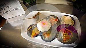 Paket of meal for dinner