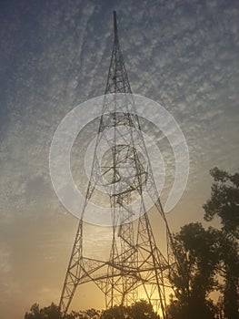 pakistan televison tower ptv sahiwal pakistan