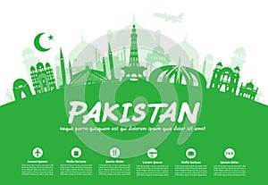 Pakistan Travel Landmarks. photo